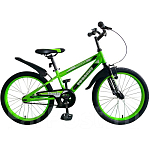 Велосипед TORRENT Planeta, Зеленый (дорожный, 1 скорость, рама сталь, колеса 20") (20" / 10,5")