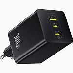 Сетевое ЗУ 1USB/2Type-C BASEUS EnerFill FE11 P10182102123-00, черный, 100W EnerFill