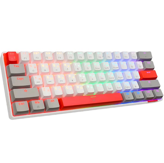 Клавиатура JETACCESS PANTEON T3 BS HS RB Grey-White