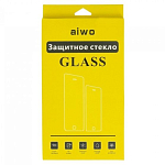 Противоударное стекло 2.5D AIWO для SAMSUNG Galaxy A6S чёрное