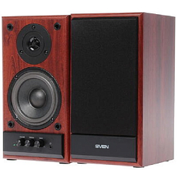 Колонки 2.0 SVEN SPS-702, орех (2x20Вт) (Поврежденная упаковка)