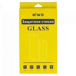 Противоударное стекло 2.5D AIWO для SAMSUNG Galaxy A6S чёрное