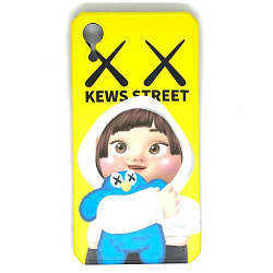 Силиконовый чехол KEWS STREET для iPhone XR с рисунком МИКС