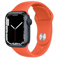 Силиконовый ремешок ISA Silicone для Apple Watch 38/40/41mm Оранжевый
