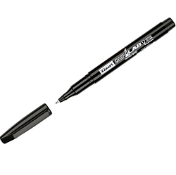 Маркер перманентный лабораторный Luxor "OHP 910" черный, пулевидный, 0,7мм 3281 L