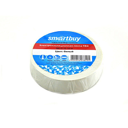 Изолента SMARTBUY 13/15мм 20м белая (SBE-IT-15-20-w)