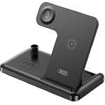 Беспроводное ЗУ WX033 4в1 15W, черное (-)