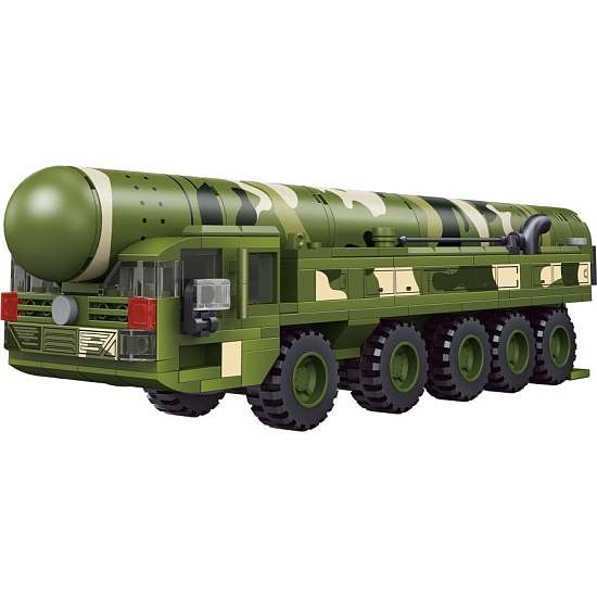 Конструктор Mioshi Tech "Военная техника: Баллистическая ракета" (377 дет., 29,5 см) 