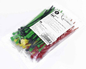 Хомут-стяжка NYT-100x2.5С 2.5 х 100 (набор 4 цвета по 25 шт)