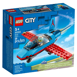 Конструктор LEGO City 60323 Трюковый самолёт УЦЕНКА 1