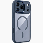 Задняя накладка KEEPHONE ARMOR GRIP MAGSEFE CLEAR CASE для iPhone 17 Pro Max BLUE