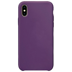 Силиконовый чехол SILICONE CASE для iPhone XS Max фиолетовая (не оригинал)