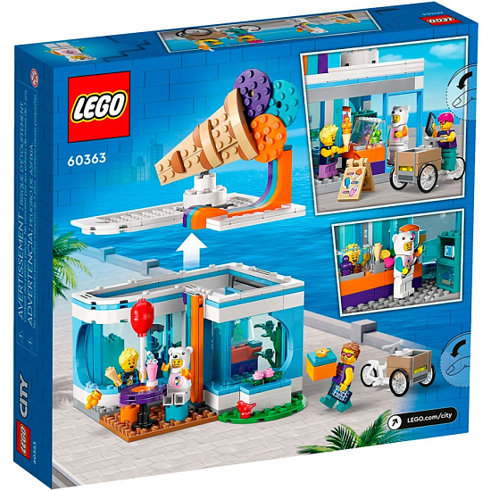 Конструктор LEGO City 60363 Магазин мороженого