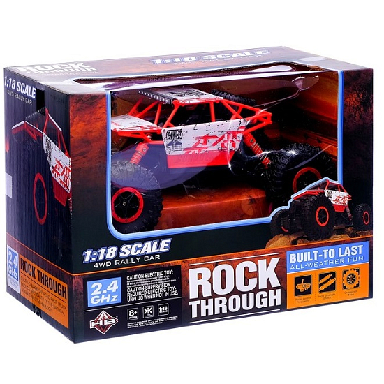 Машина р/у «Джип-триал», полный привод, с аккумулятором, масштаб 1:18