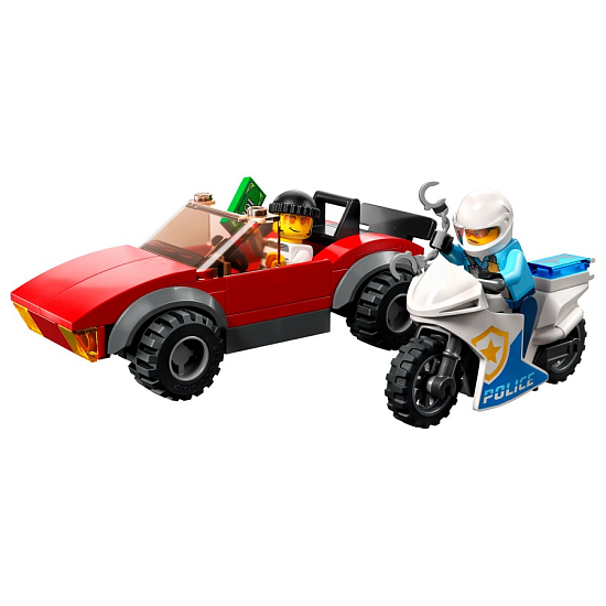 Конструктор LEGO City 60392 Полицейская погоня на байке