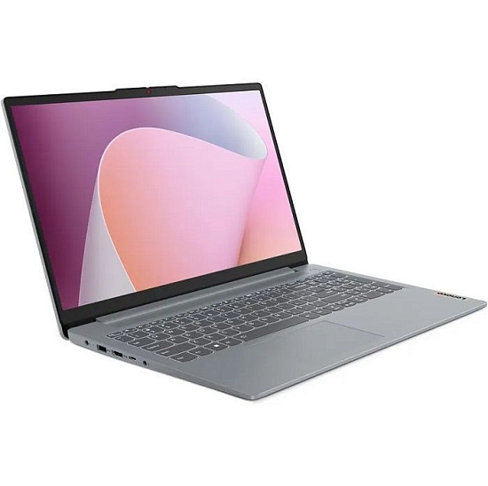 Ноутбук 15.6" Lenovo IdeaPad Slim 3 15AMN8 (AMD Ryzen 5 7520U/ 8GB/ SSD 512 GB/ AMD Radeon 610-2 GB/ DOS) (82XQ007FRK), Серый