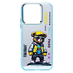 Задняя накладка PC092 для Honor X8b (мишка) (transparent)