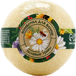 Бомбочка для ванны, 120 г, аромат полевых трав, Кладовая красоты 7082143