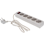 Сетевой фильтр  1.5м EXEGATE EX266862RUS SP-5-1.5G 5 розеток, евровилка, светло-серый