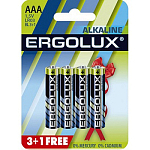 Элемент питания ERGOLUX LR06 BL 3+1 (4/40/720)