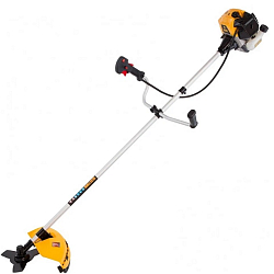 Триммер бензиновый DENZEL DR-43, 43 см3, неразъемная штанга, состоит из 2 частей