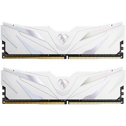 Оперативная память DDR4 32GB (2x16GB) NETAC, 3200MHz, CL16, с радиаторами, белый NTSWD4P32DP-32W
