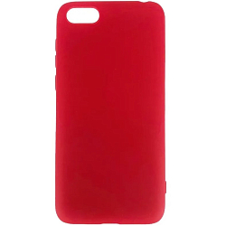 Силиконовый чехол Silicone Case NEW ERA для Honor 7A/7S/Y5 2018 красный