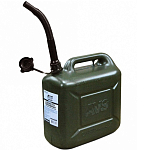 Канистра топливная пластик 10л AVS TPK-Z 10 темно-зеленый, 