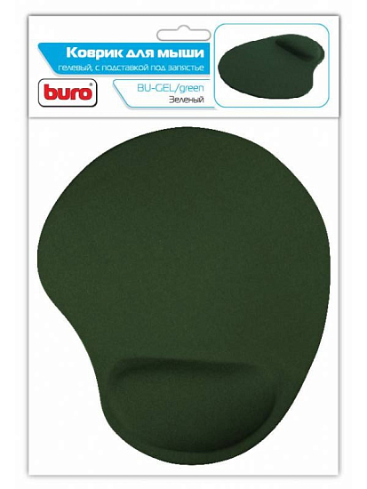 Коврик BURO BU-GEL зелёный (230х205х25)