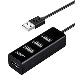USB-Хаб JBH H-03, 4порта, черный, арт. 974640