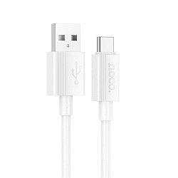 Кабель USB <--> Type-C 1.0м HOCO X107 Favor, белый