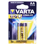 Элемент питания VARTA LR06 LONGLIFE BL-2 (40/200)