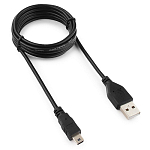 Кабель USB <--> miniUSB  1.8м ГАРНИЗОН GCC-USB2-AM5P-1.8M, пакет