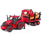 Трактор ПОЛЕСЬЕ BELARUS с лесовозом и манипулятором 96494