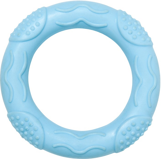 Игрушка жевательная «Волна», TPR, 7×1 см, голубая