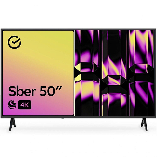 Телевизор Sber SDX-50U4010B, 50"