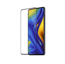 Противоударное стекло NONAME для Xiaomi Note 9 черное