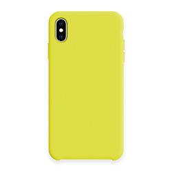 Силиконовый чехол SILICONE CASE для iPhone X/XS (32 лимонный)