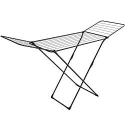 Сушилка НИКА 18 для белья цв.ЧЕРНЫЙ напольная складная (181х53х108) СБ1/Ч