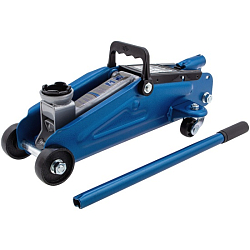 Домкрат гидравлический подкатной, 2 т, h подъема 140-340 мм// Stels