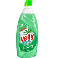 Средство для мытья посуды GRASS Velly Sensitive, Алоэ Вера, 500мл (125862)