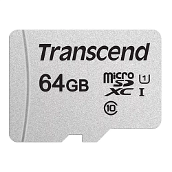 Micro SD 64Gb Transcend 300S UHS-I U1 без адаптера