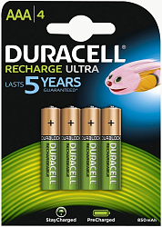 Аккумулятор DURACELL R03 900 mAh BL-4 (Б0014861)