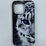 Задняя накладка GRESSO. Коллекция Тигр 2 для iPhone 13 Pro черный