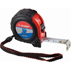 Рулетка с ударостойким обрезиненным корпусом ЗУБР НЕЙЛОН 3м / 16мм 34056-03-16_z02