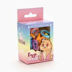 Резинки для волос «Махрушка», зайка, 50 шт. 5526624