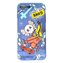 Силиконовый чехол NONAME TOP для iPhone 7/8 Plus с рисунками (МИКС)