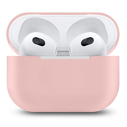 Силиконовый чехол ISA для AirPods 3 Silicone pink PL