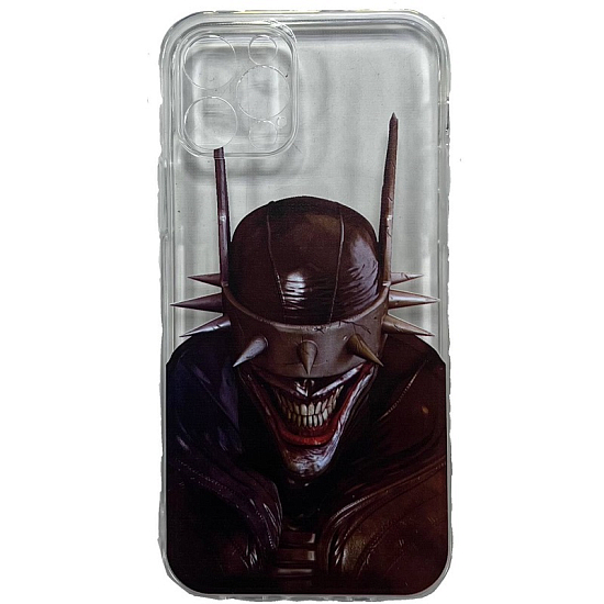 Задняя накладка ISA для iPhone 12 Pro 2.0mm TPU Clear case с принтами (МИКС)