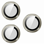 Противоударное стекло для камеры NONAME для iPhone 15 Pro Max линзы титан